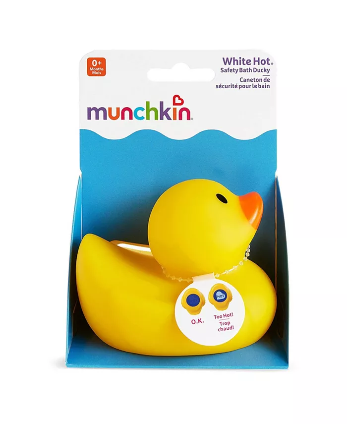 Munchkin White Hot Inflatable Safety Duck Tub and Bath Ducky Toy