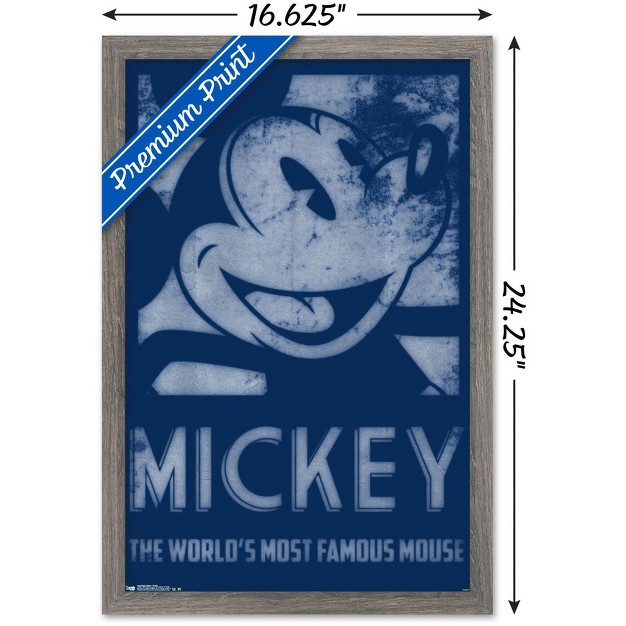 Trends International Disney Mickey Mouse Famous Framed Wall Poster Prints