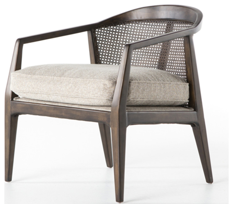 Sasha Accent Chair   Midcentury   Armchairs And Accent Chairs   by Marco Polo Imports  Houzz