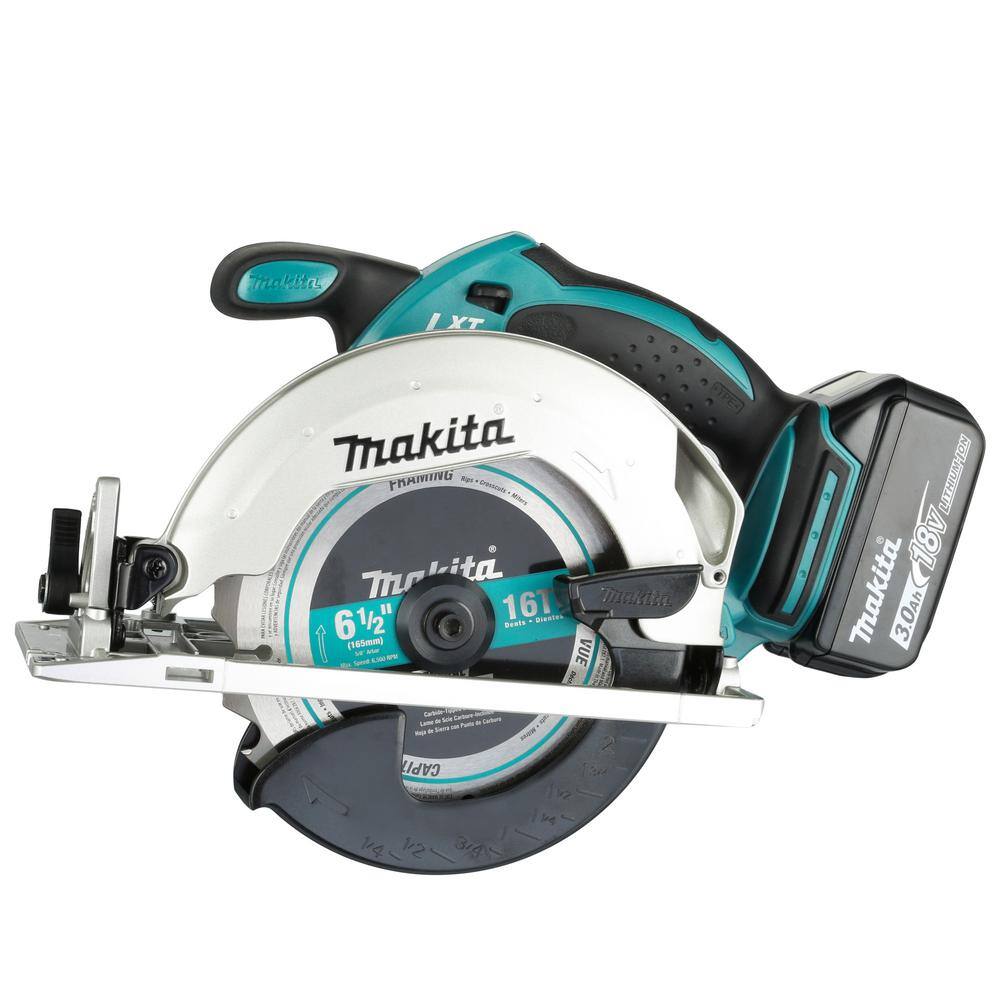 Makita 18V LXT Lithium-Ion Cordless Combo Kit (5-Tool) with (2) 3.0 Ah Batteries Rapid Charger and Tool Bag XT505