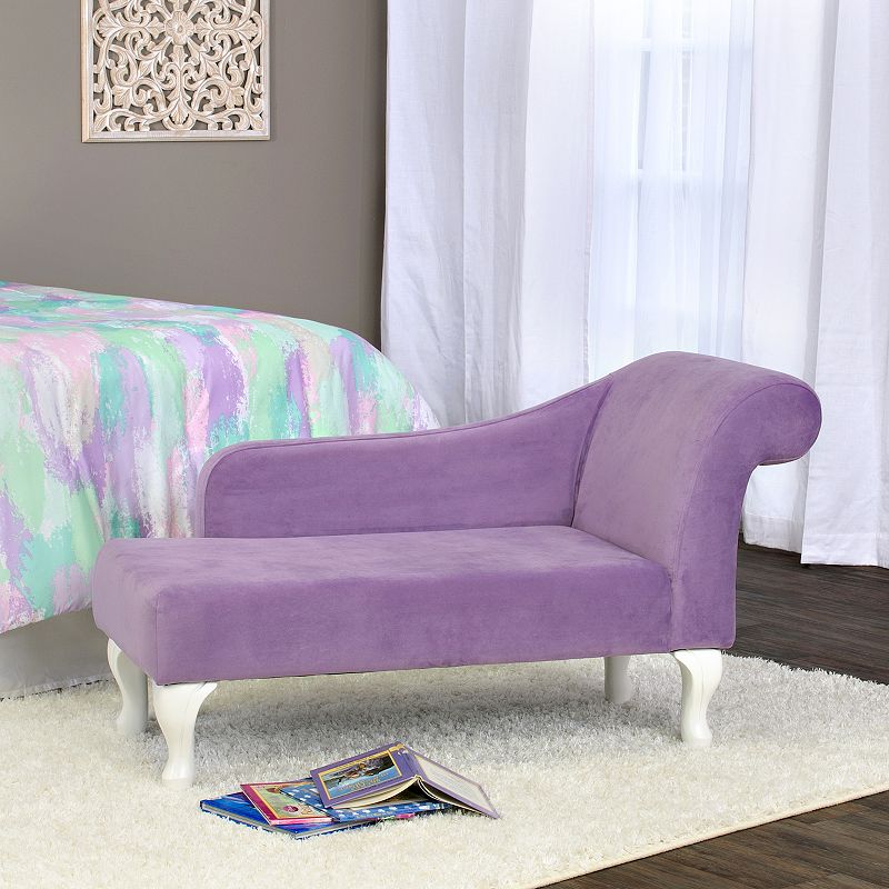 HomePop Kids Velvet Chaise Lounge