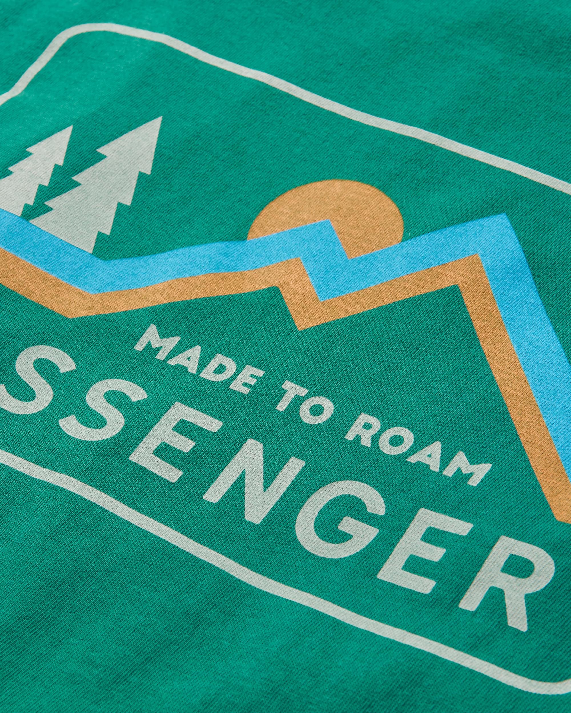 Made To Roam Recycled Cotton T-Shirt - Forest Green