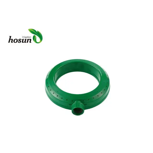 Garden Supplies 360 Degree Spraying Plastic Ring Sprinkler