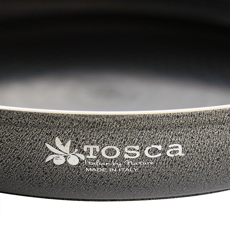 Tosca Cortona 10 Inch Nonstick Aluminum Frying Pan in Warm Grey