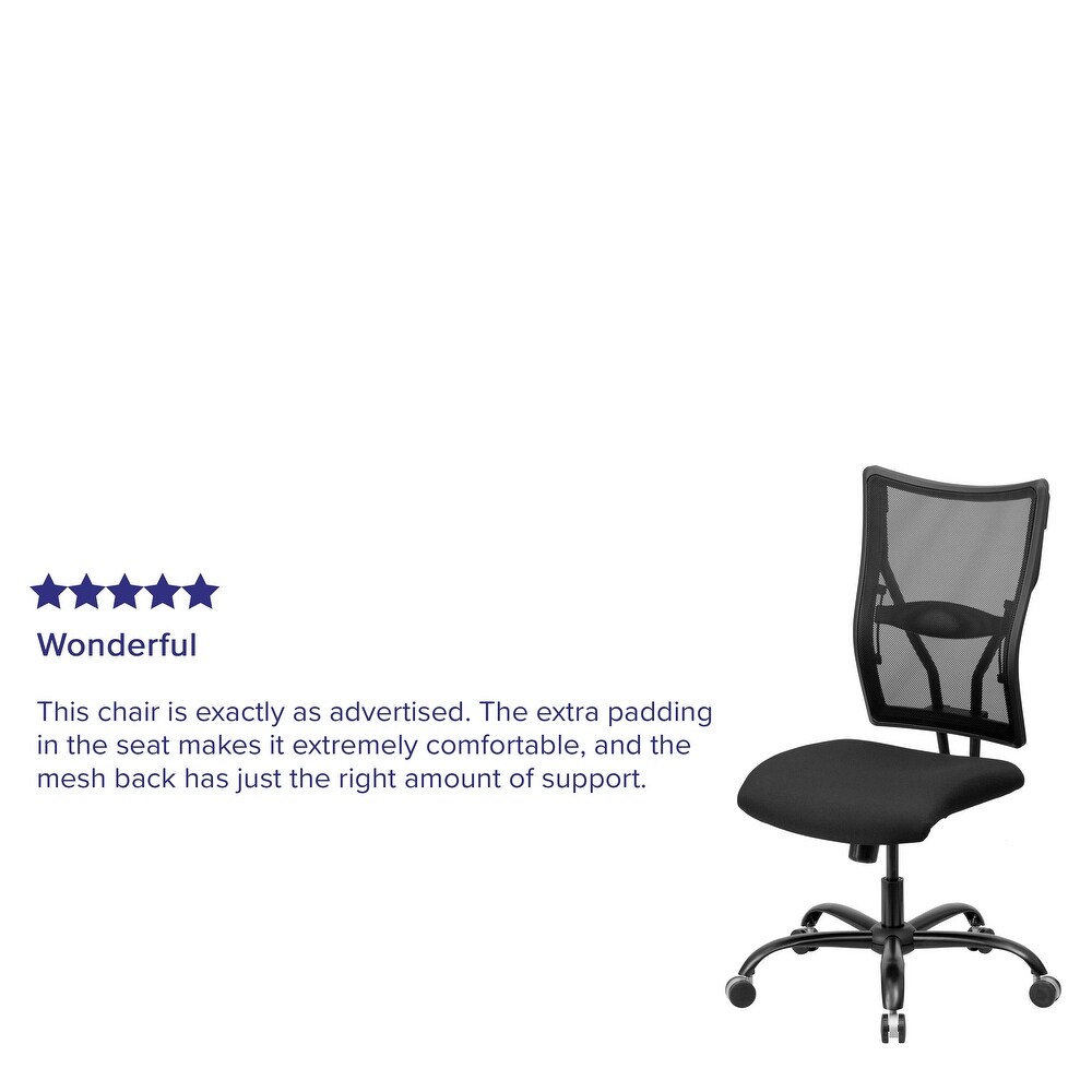 Big   Tall 400 lb. Rated Mesh Executive Swivel Ergonomic Office Chair