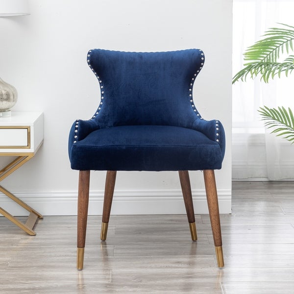 Roundhill Furniture Lindale Mid-century Modern Velvet Accent Chair