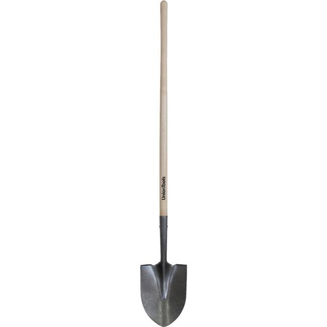 The Ames 40193 Union Long Handle Round Point Shovel& Black