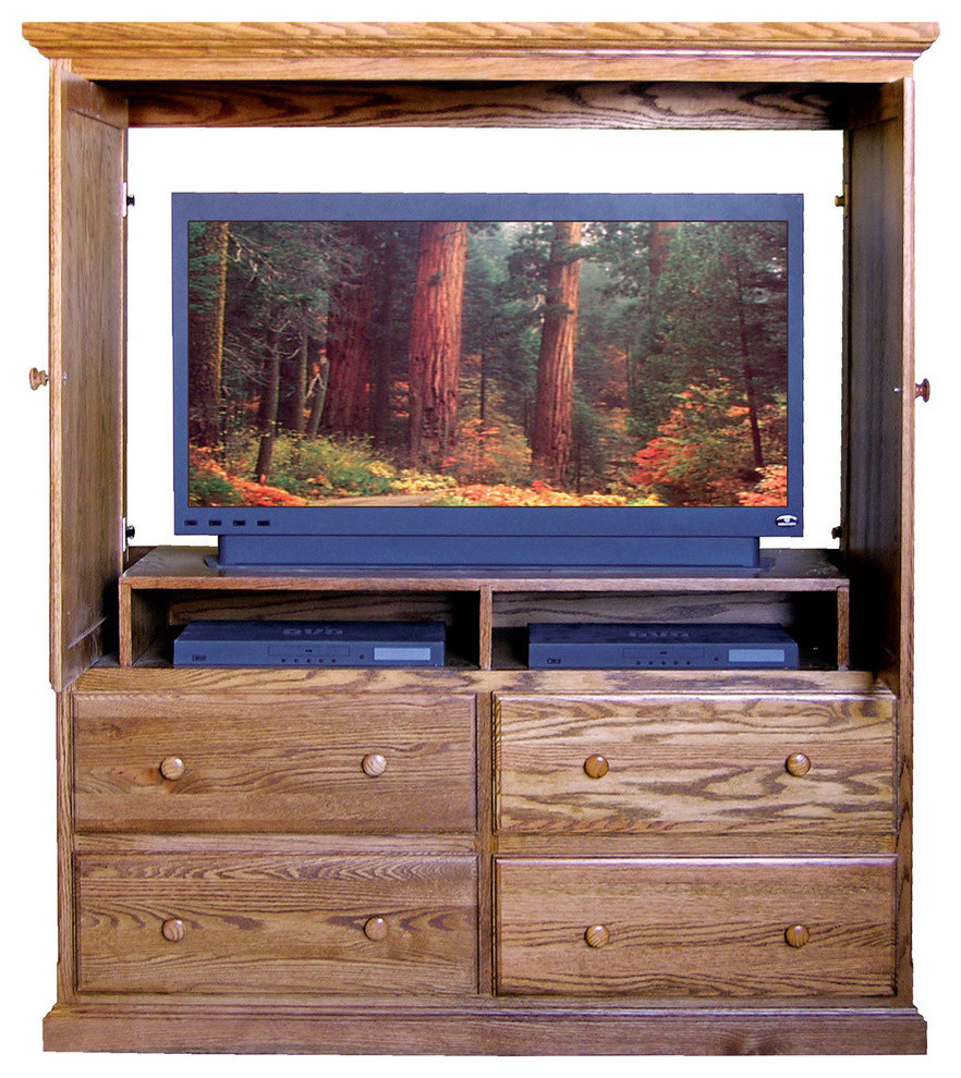 Traditional TV Armoire   Traditional   Media Cabinets   by Oak Arizona  Houzz