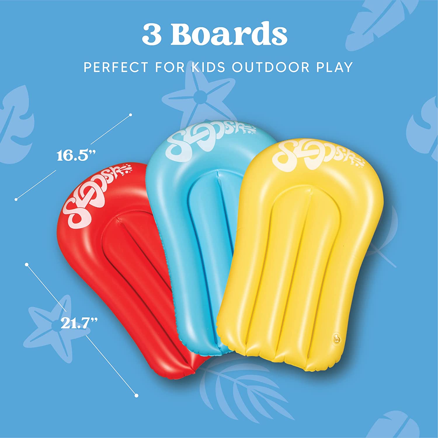 Clearance - 3 Person Deluxe Water Slides with 3 Boogie Boards