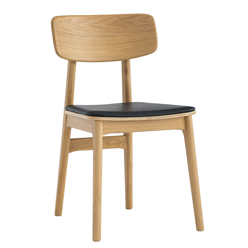 TACY Dining Chair - Natural & Black