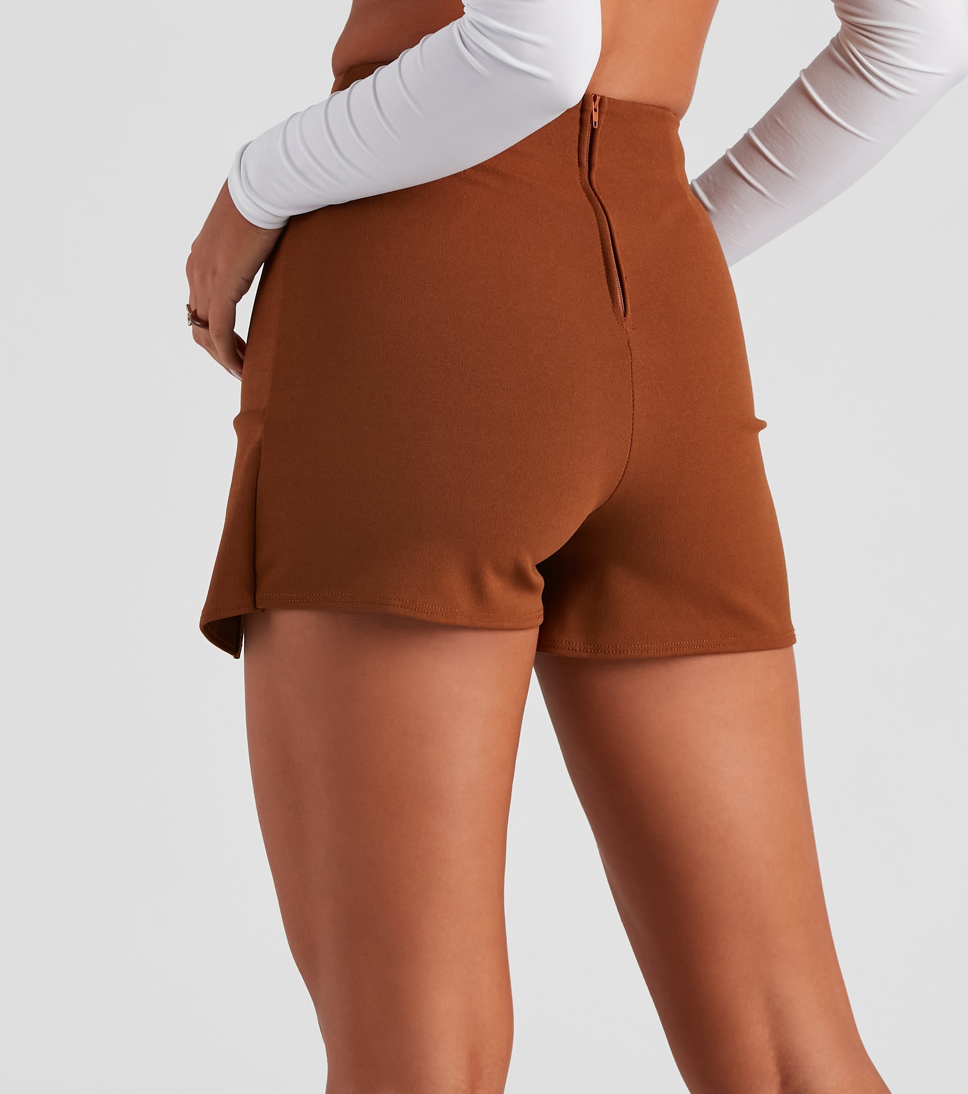 Classic Crepe Fitted Skort