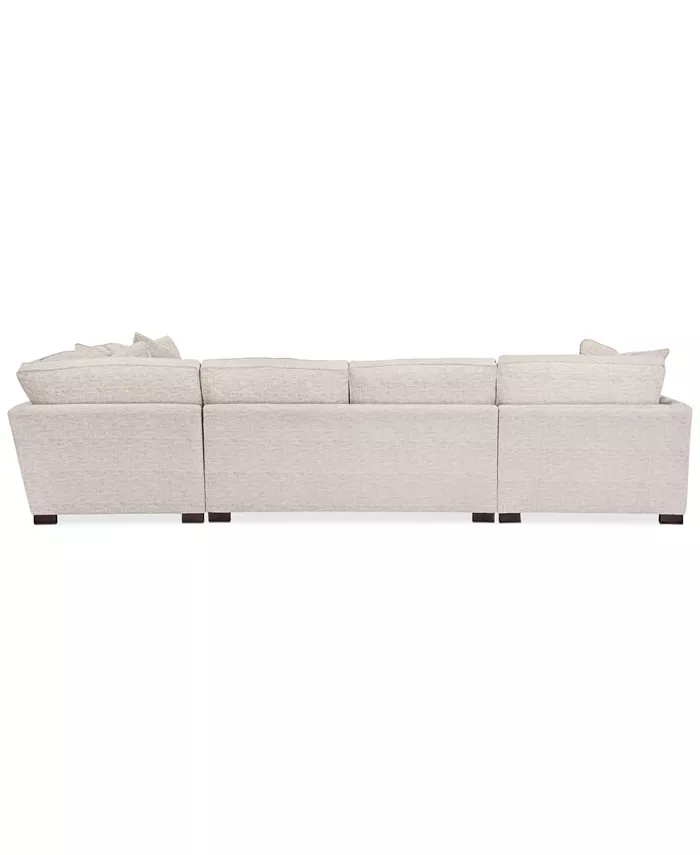 Furniture CLOSEOUT! Juliam 4-Pc. Fabric Chaise Sectional Sofa