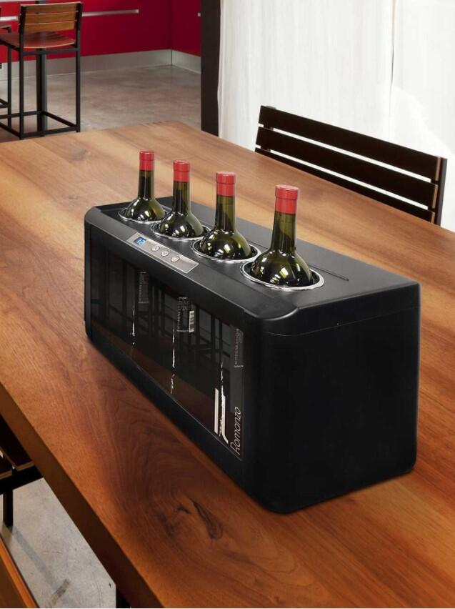 Vinotemp ILOW004 Il Romanzo Series 19 Inch Black Wine Cooler