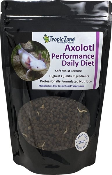 TropicZone Axolotl Performance Daily Diet Amphibian Food