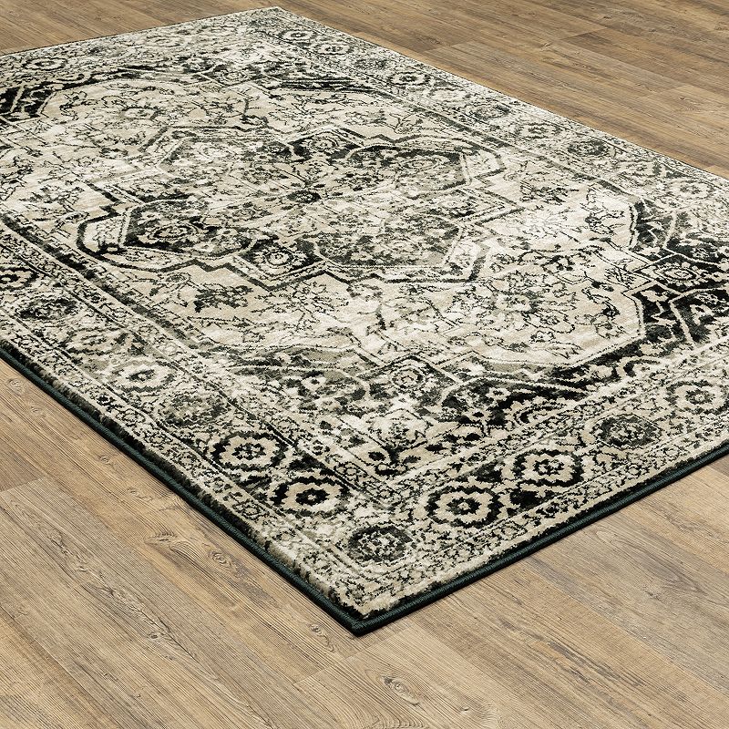 StyleHaven Genova Distressed Medallion Area Rug