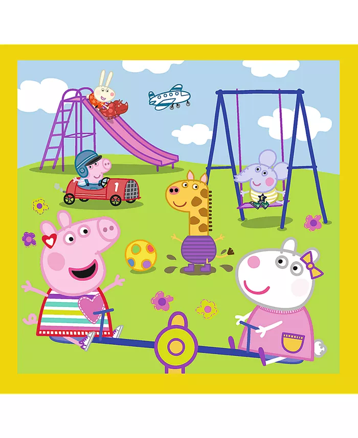 Trefl Peppa Pig 3 in 1 20  36  50 Piece Puzzle