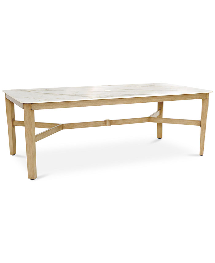 Agio Reid Outdoor 84 X 42 Rectangle Porcelain Top Dining Table