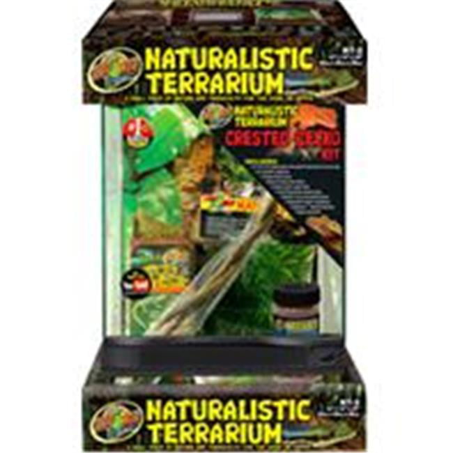 Zoo Med Laboratories 690173 12 x 12 x 18 in. Naturalistic Terrarium Crested Gecko Kit