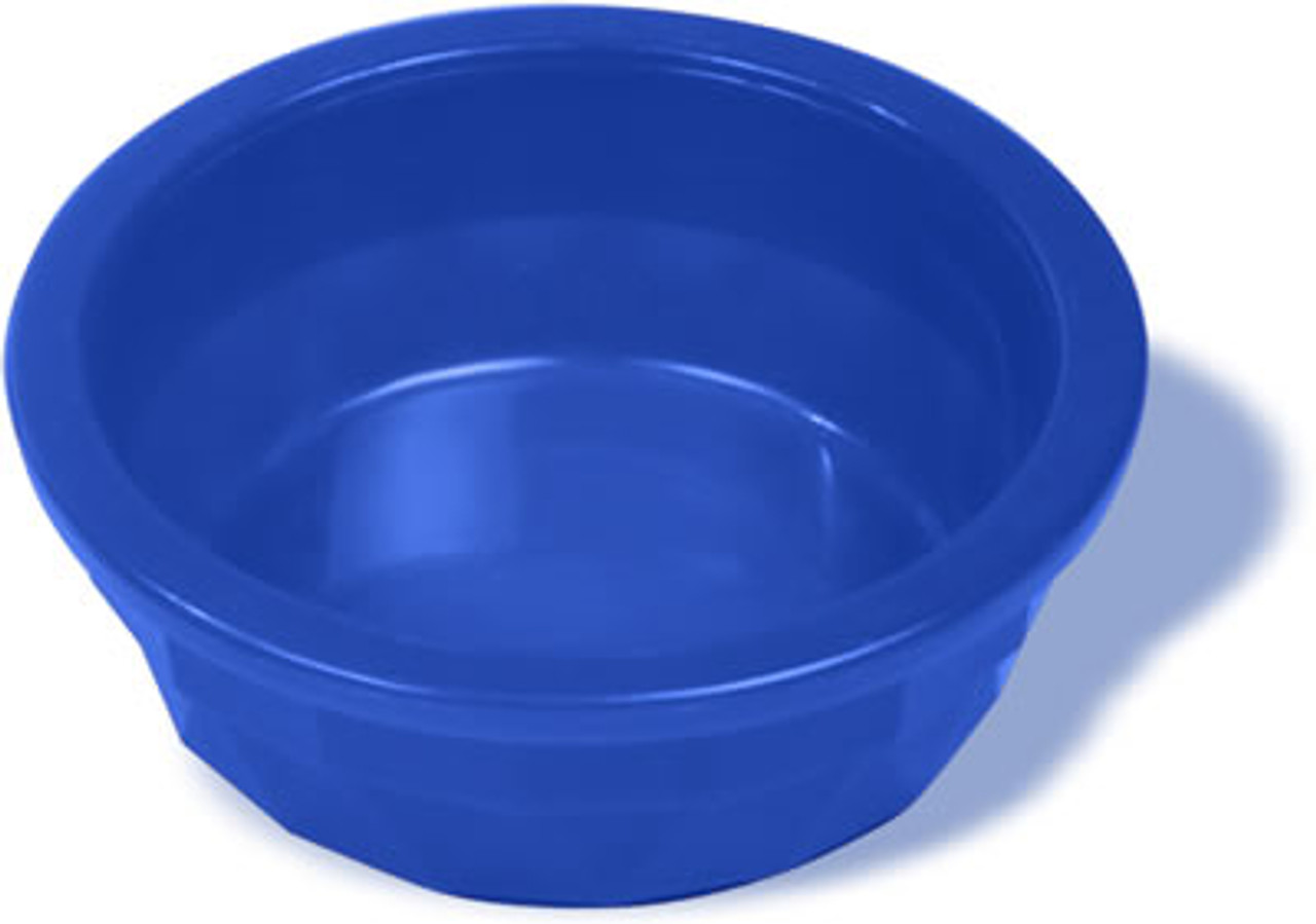 Crockstyle Translucent Heavyweight Dog Food/Water Dish， Medium