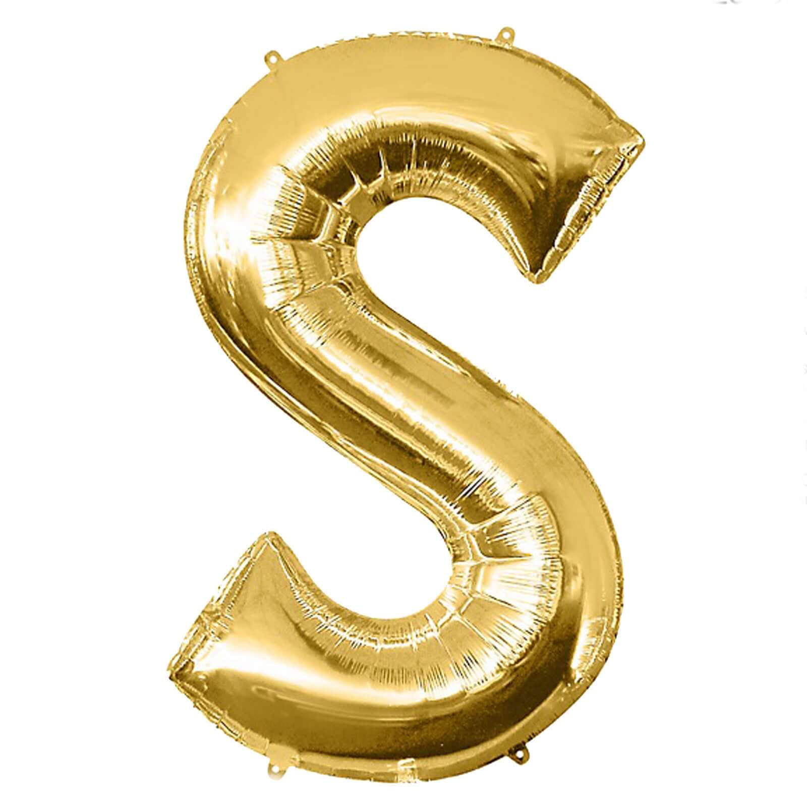 Shiny Metallic Gold Mylar Foil Helium/Air Number and Letter Balloons 40