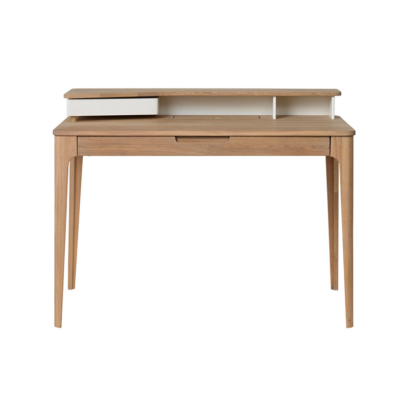 SIENNA Study Desk 120cm -  Natural & White