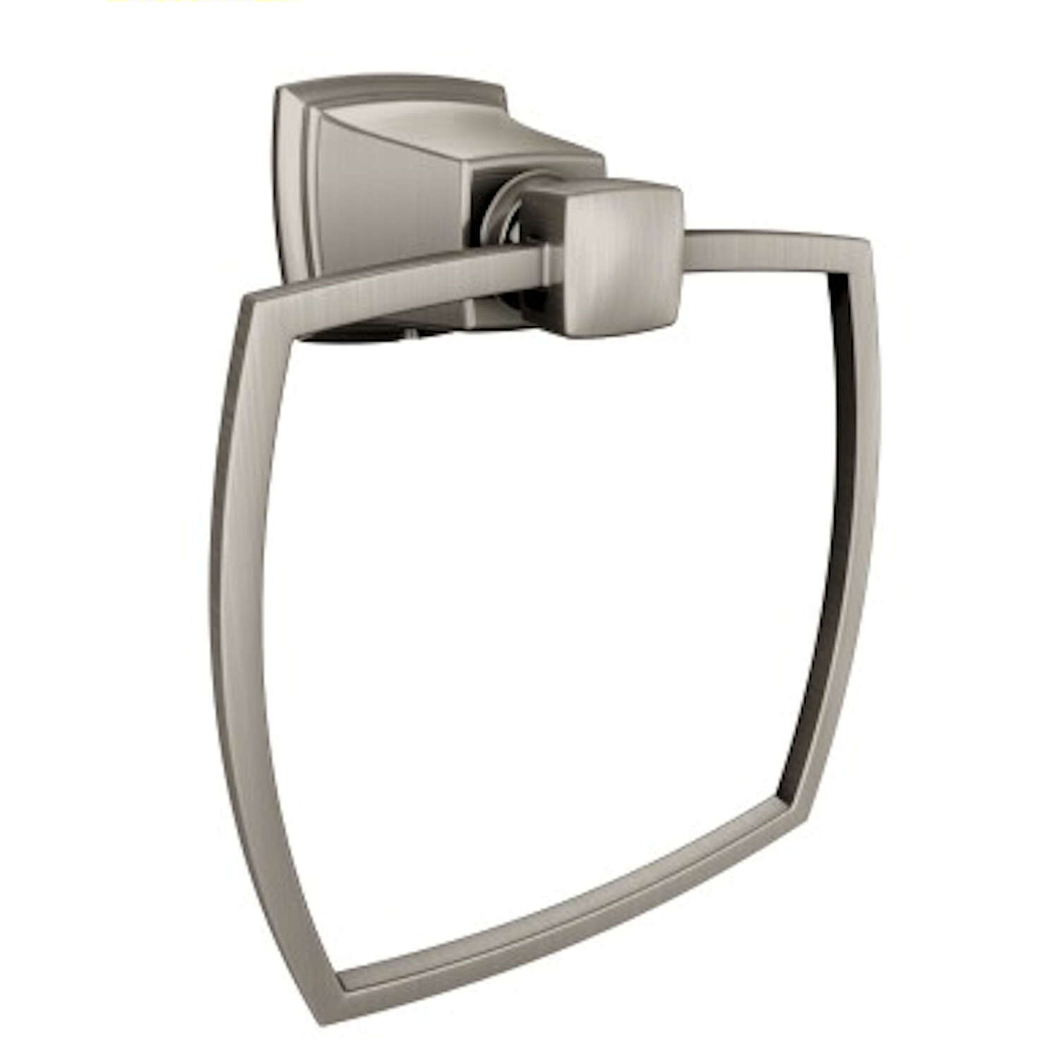 Moen Boardwalk Brushed Nickel Towel Ring Metal