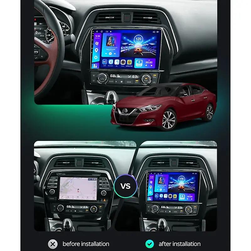 Android GPS Car Radio For Nissan Maxima A36 2015 - 2020 Stereo Multimedia Video Player DSP CarPlay