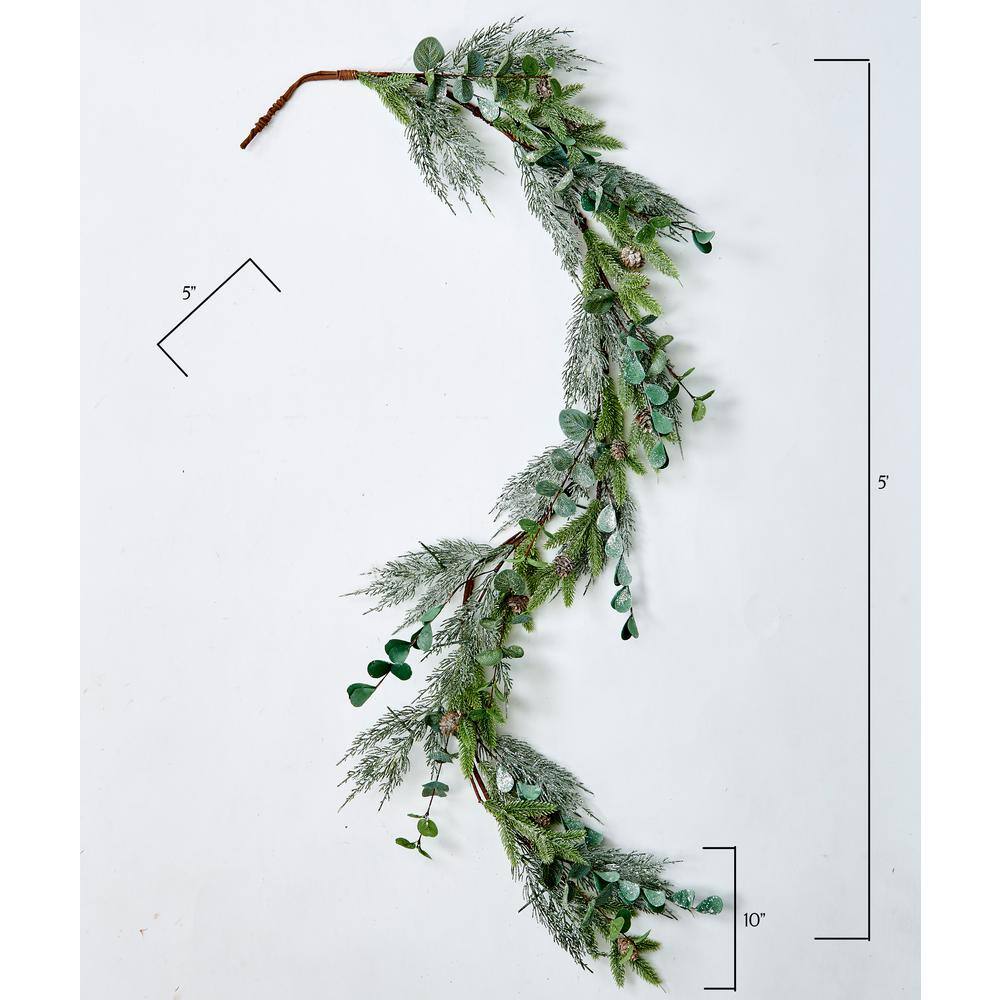 5 ft. Mixed Pine and Eucalyptus Garland 7172