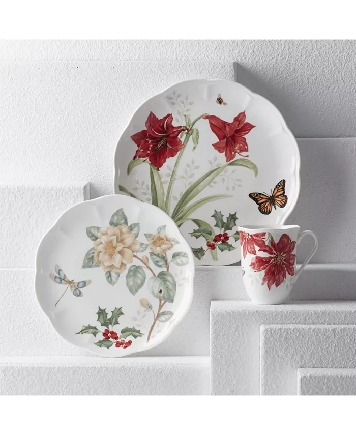 Lenox Butterfly Meadow Holiday 18-PC Dinnerware Set Service for 6