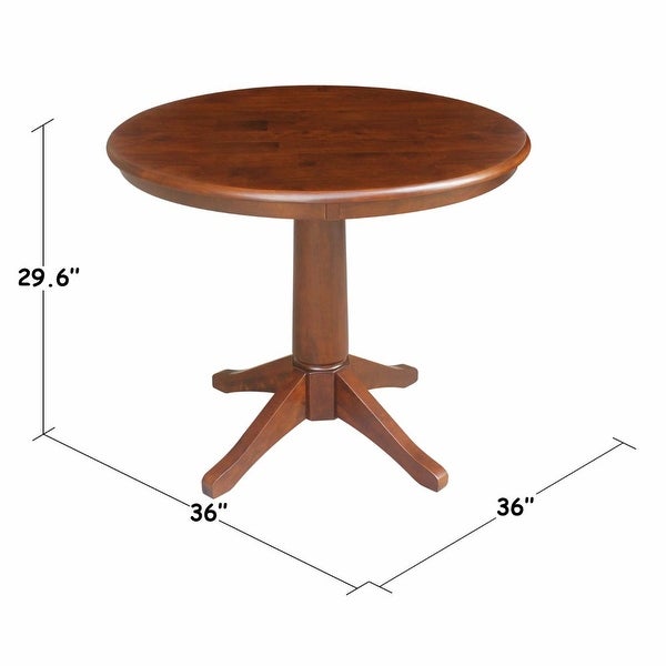 36 in. Round Top 29.9 in. H Dining Table