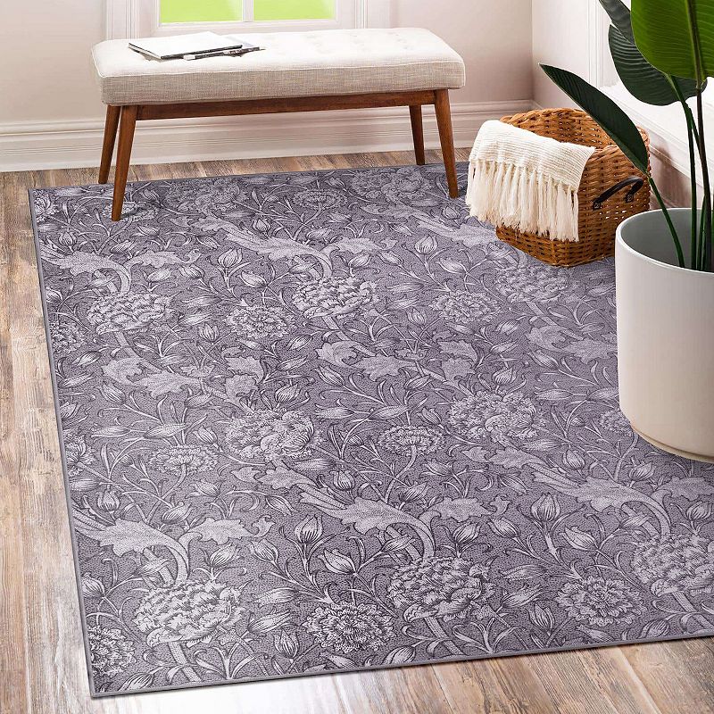 My Magic Carpet Kalini Floral Woodland Area Rug