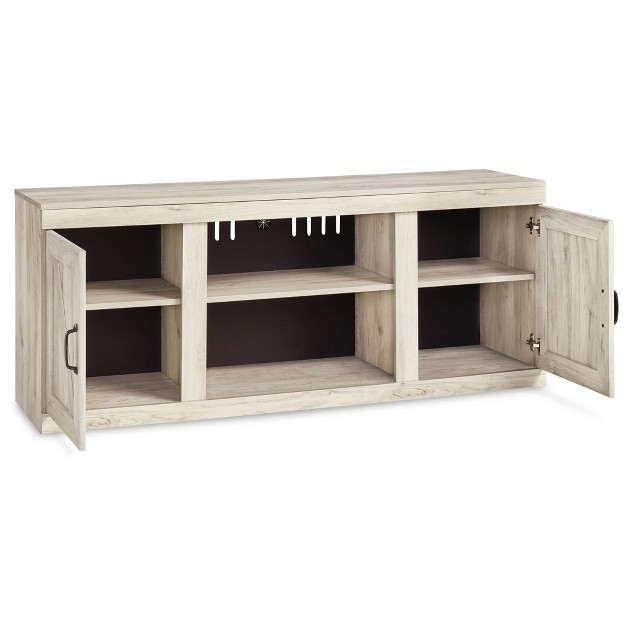 Bellaby Tv Stand For Tvs Up To 65 quot White Signature Design By Ashley