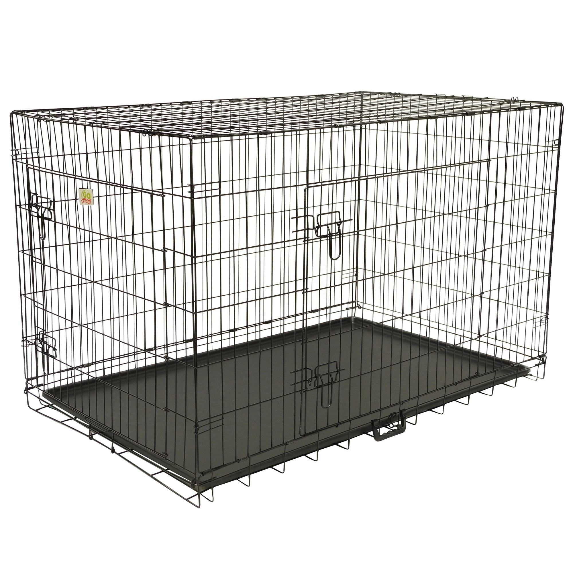 Go Pet Club Foldable Metal Dog Crate， 24