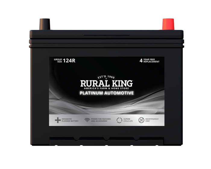 Rural King Platinum EFB Automotive Battery - RK-EFB124R