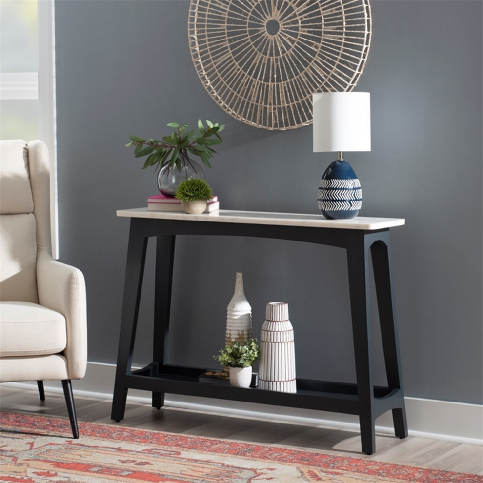 Home Square 4 Piece Set with Coffee Table  ampConsole Table  amp2 Side Tables   Coffee Table Sets   by Homesquare  Houzz