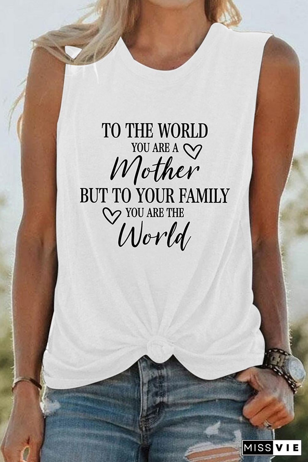 Mother's Day Graphic Tank Top