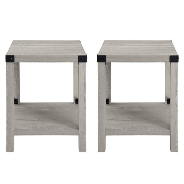 Middlebrook Kujawa 18-in. X-side Accent Table - Set of 2