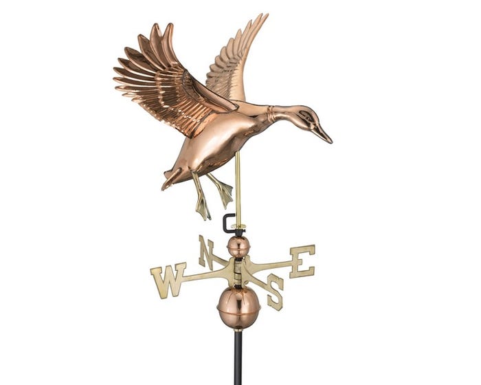 Good Directions Landing Duck Weathervane 9605P