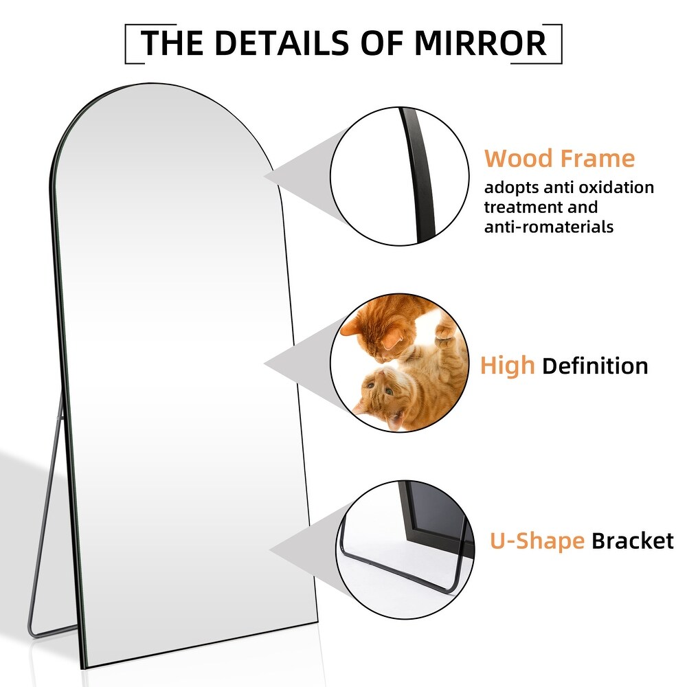 Arch Large Full Length Mirror Wall Mirror Floor Mirror With Stand