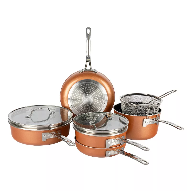 Gotham Steel StackMaster 10-pc. Aluminum Ultra-Nonstick Cookware Set