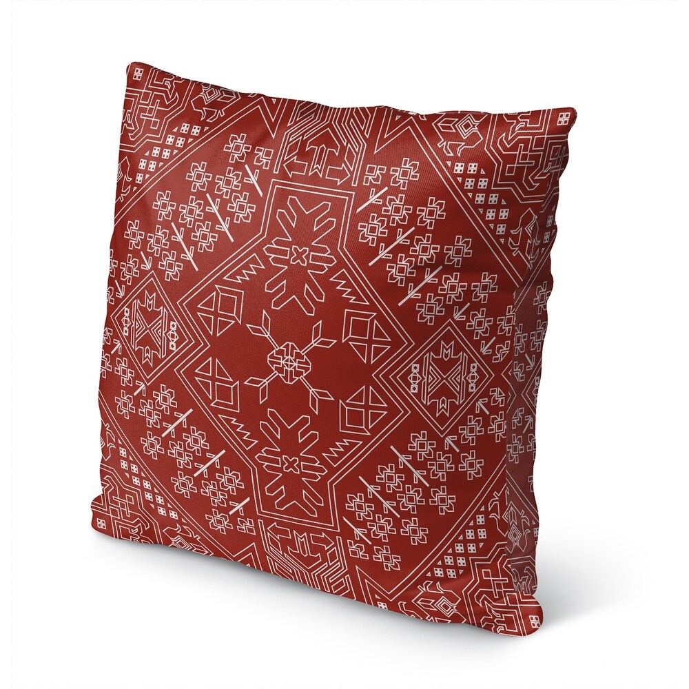 BAYBAR TERRACOTTA IndoorOutdoor Pillow By Kavka Designs