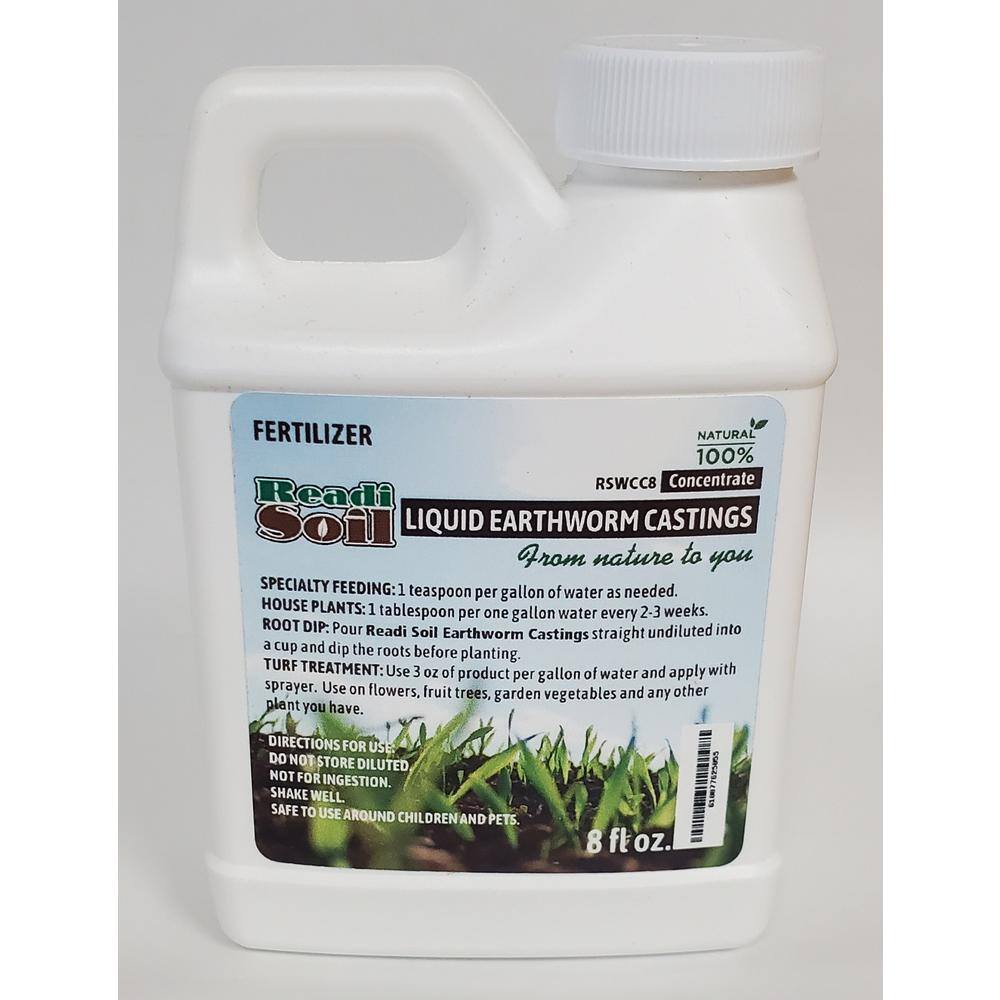 Readi Soil 8 oz. Worm Casting Concentrate RSWCC8