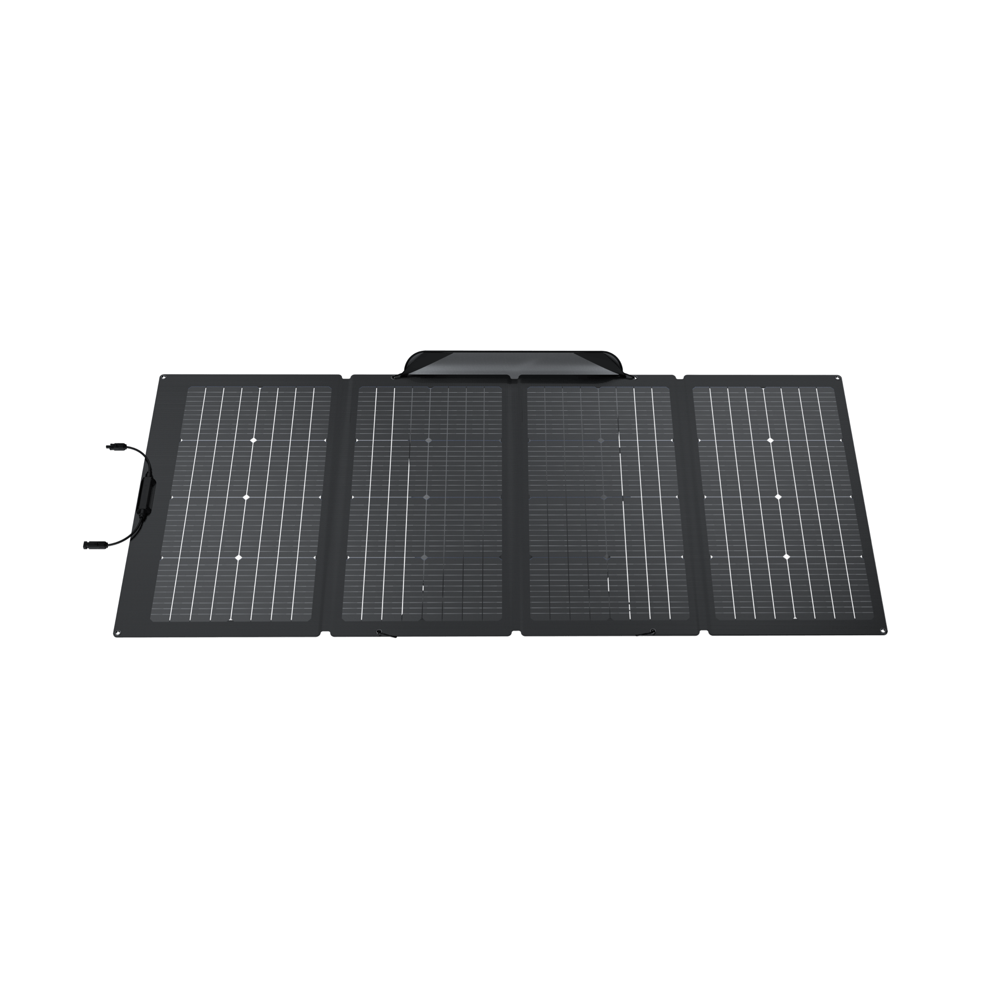 EcoFlow 220W Bifacial Portable Solar Panel - With Adjustable Kickstand, Waterproof & Durable for Off The Grid Living