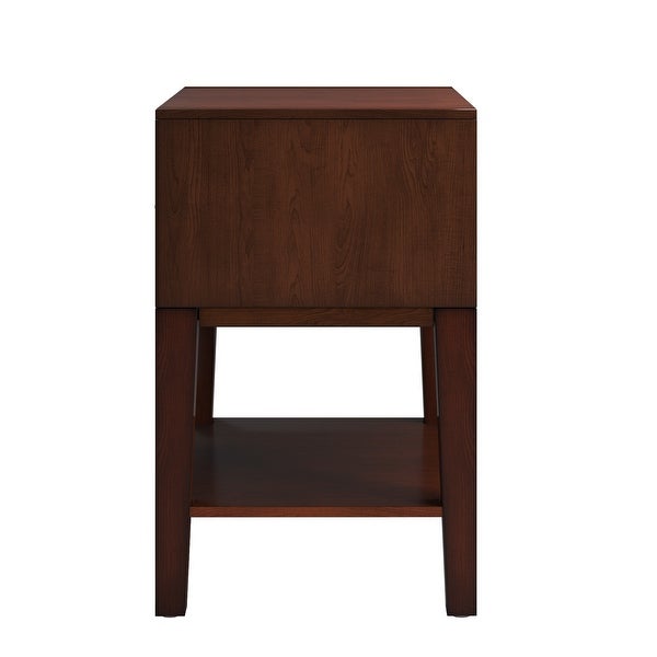 Haines Espresso Rectangle Wood Accent Table by iNSPIRE Q Bold