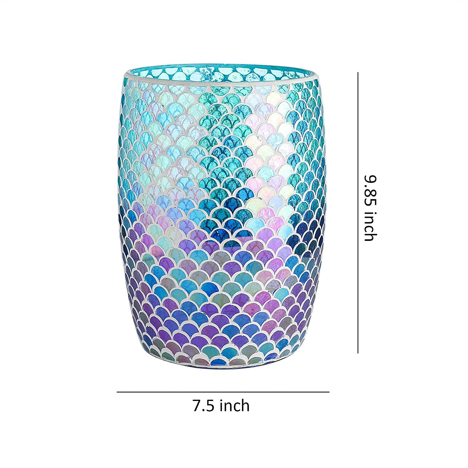 Bathroom Wastebasket | Mosaic Glass Decoration | Bathroom Decor | Bathroom Accessory