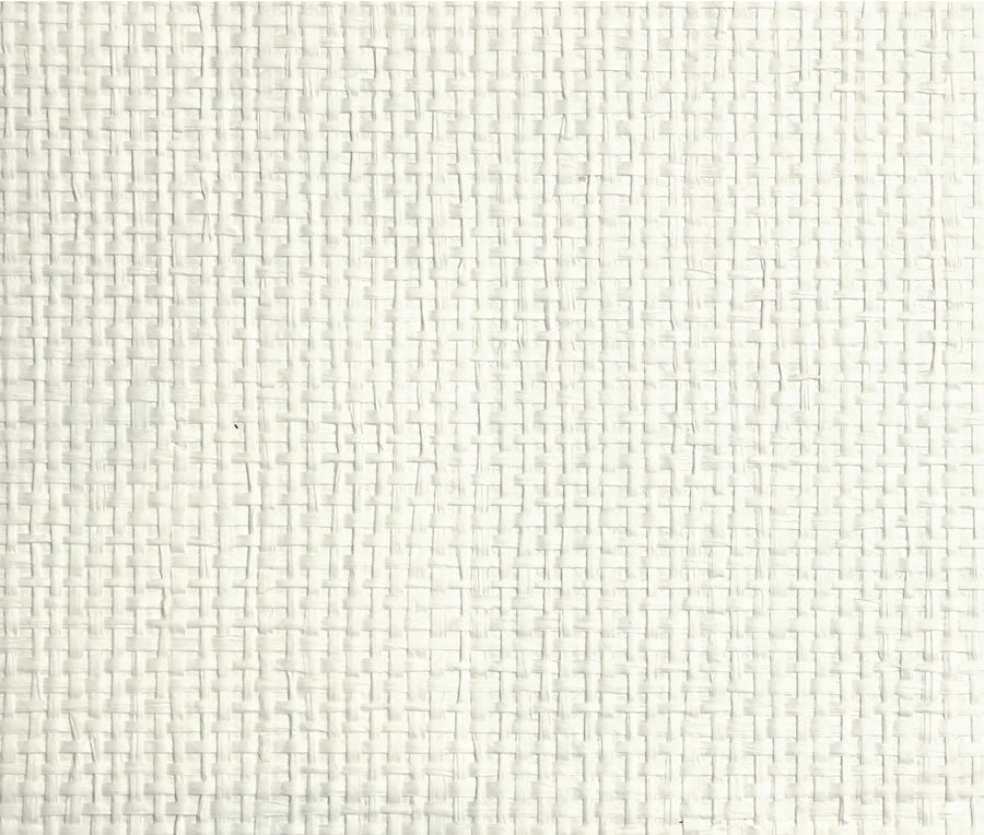 Sample Natural Weave Wallpaper in Ivory from the Elemental Collection by Burke Decor