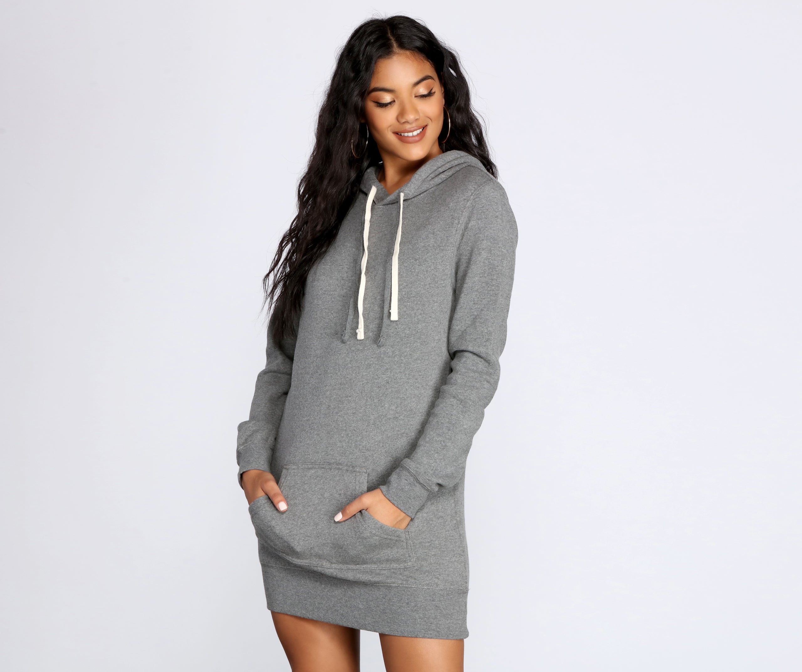 Comfy Cozy Slim Hoodie Tunic