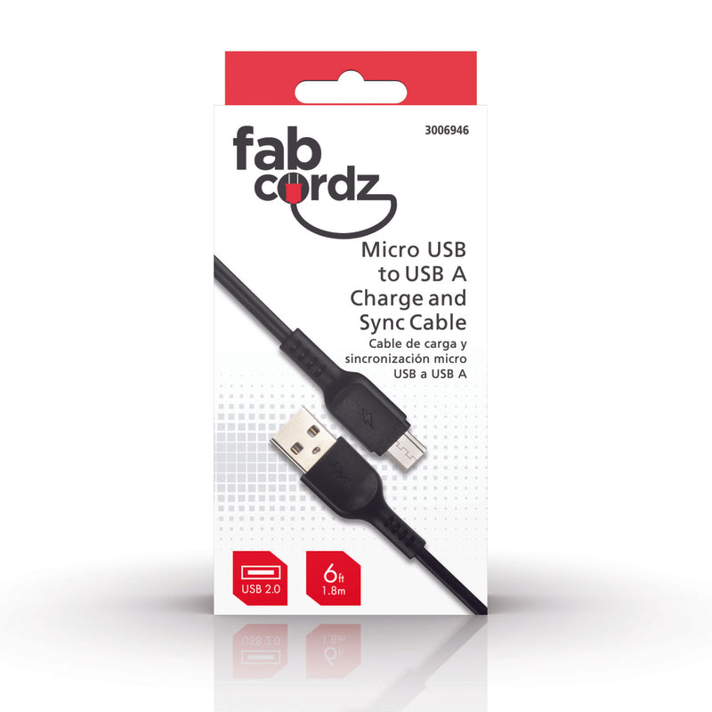 CS CABLE MICRO-USB 6'