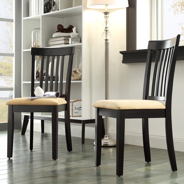 Wilmington Black Dining Chair (Set of 2) by iNSPIRE Q Classic