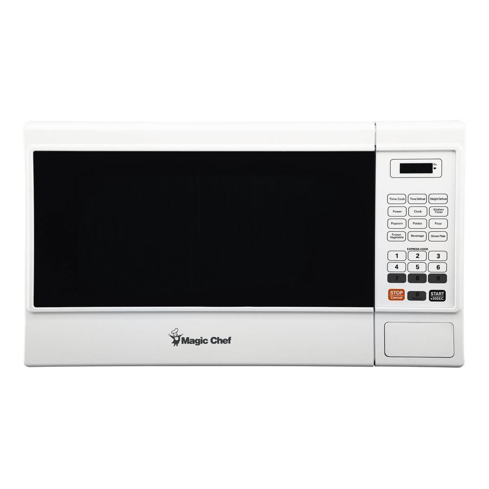 Magic Chef 13 cu ft Countertop Microwave Oven in White